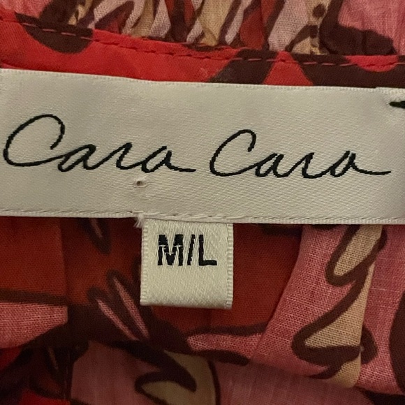 Cara Cara Grazia Maxi Dress In Peacock Watermelon Size M/L - Picture 12 of 15